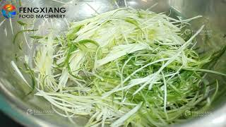 Desk top Green Onion Shredder Leek Cutting Machine