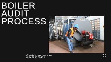 BOILER ROOM AUDIT PROCESS | TOOLS FOR  ENERGY AUDITING IN A BOILER