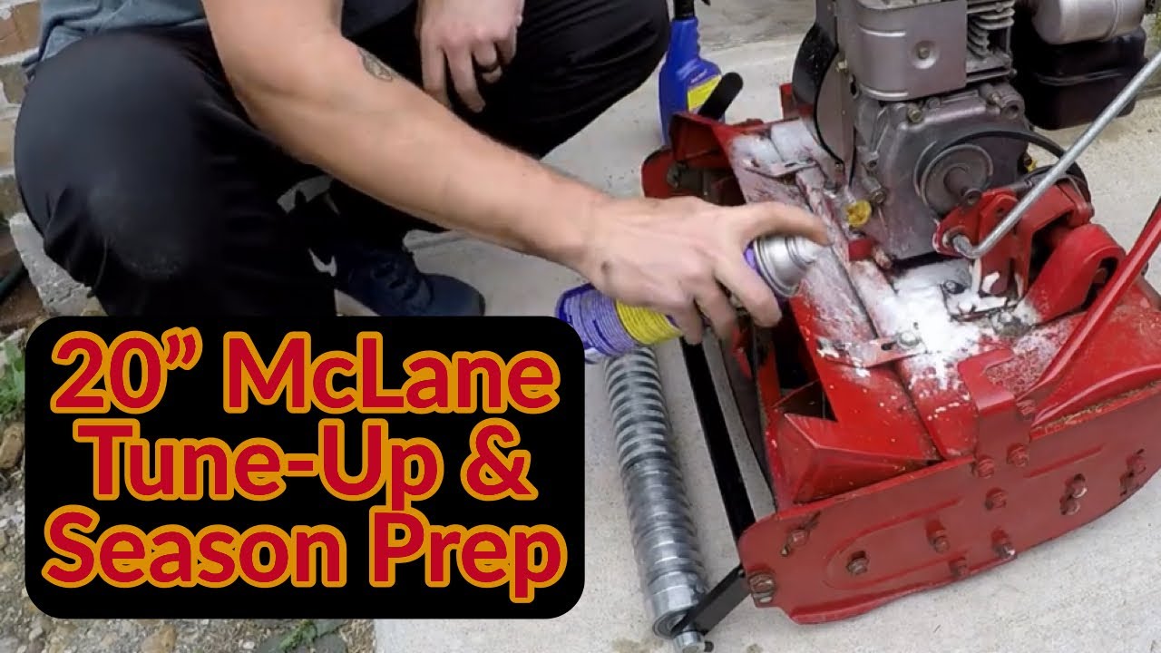 20 McLane Reel Mower Tune-Up  Super Clean Products 