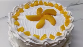 🔴🔴PASTEL DE TRES LECHES CON RELLENO DE DURAZNO!!!!!🎂🎂🍑