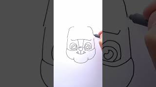 How to Draw Rubble (Paw Patrol)