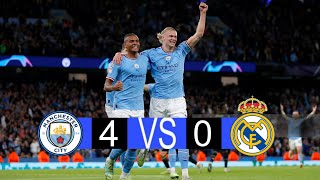 Manchester City x Real Madrid | 4-0 | extended highlights and Goals | UCL 2023.