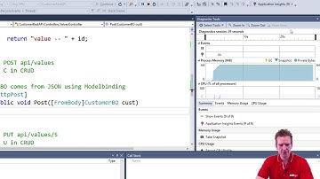 Building a REST API in  NET Core | S3P21 | Send a Post Request to the backend with a Customer
