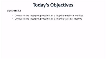Section 5.1 Instructional video