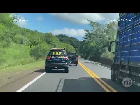 Jovem é preso após fuga de 25 km entre PR e MS