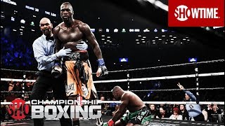 Deontay Wilder Takes Down Luis Ortiz In The 10Th Showtime Championship Boxing