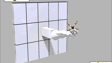 2011 Sketchy Physics robot render with twilight