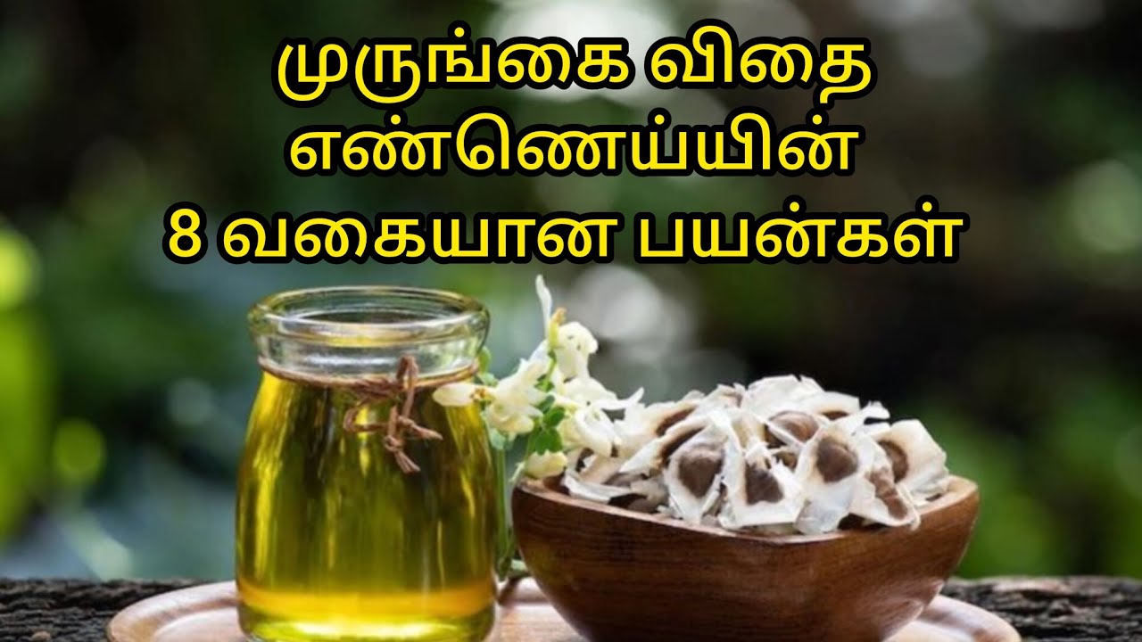 முருங்கை விதை எண்ணெய்யின் 8 வகையான பயன்கள் | by, Dr.Anita | moringa seeds oil  health benefits 