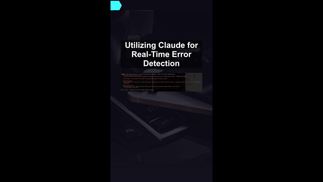 Utilizing Claude for Real-Time Error Detection #ai #artificialintelligence #machinelearning #aiagent