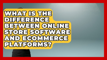 What Is the Difference Between Online Store Software and eCommerce Platforms? | Ecom SaaS Stack News