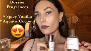 Dossier Fragrances : Spicy Vanilla & Aquatic Coconut