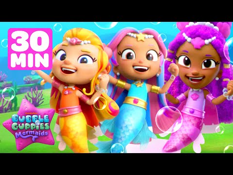 30 Minutes of Super Bubble Guppies SUMMER Adventures! ☀️ w/ Molly, Zooli & Deema | Shimmer and Shine
