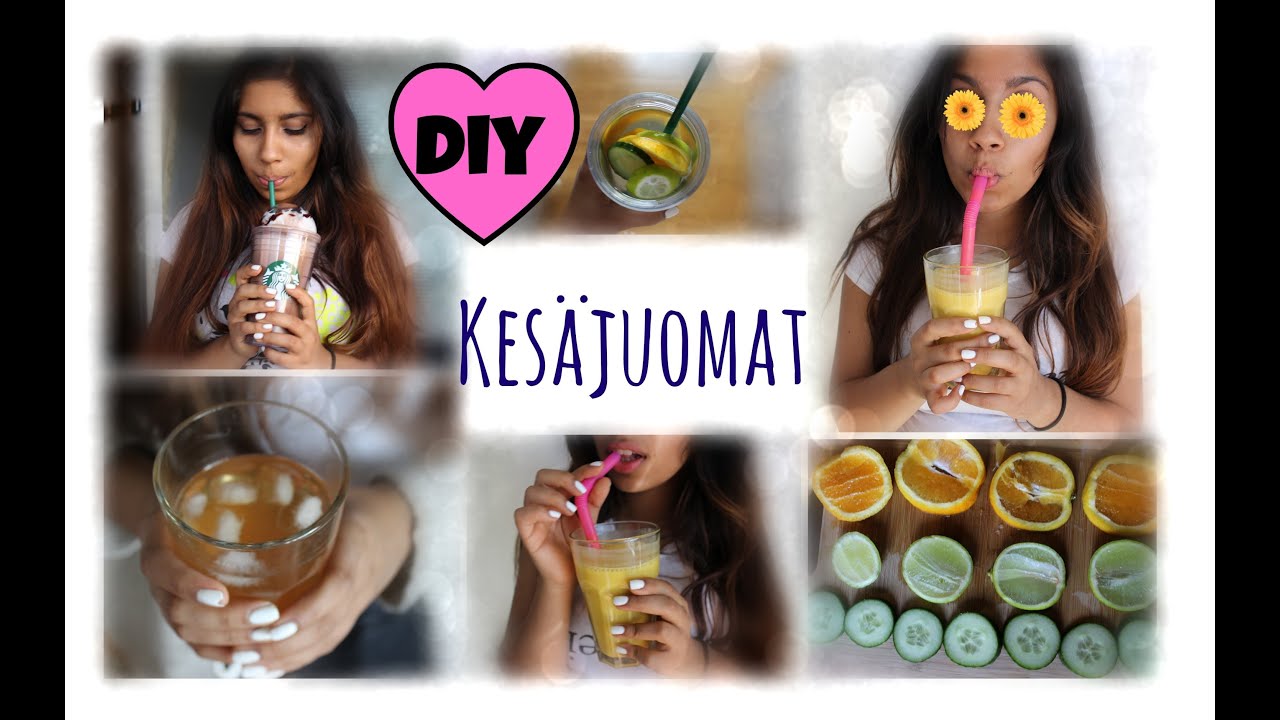 DIY kesäjuomat