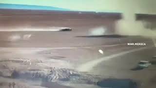 Iraqi Tank Destroys A Islamic State Suicide VBIED After It Comes In Within MeterS Of The Tank. • • *