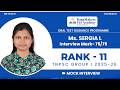 Ms. Sergia L | RANK 11 TNPSC GROUP I 2025-26 | OTGP 2025-26 | Mock Interview | KingMakersIAS Academy