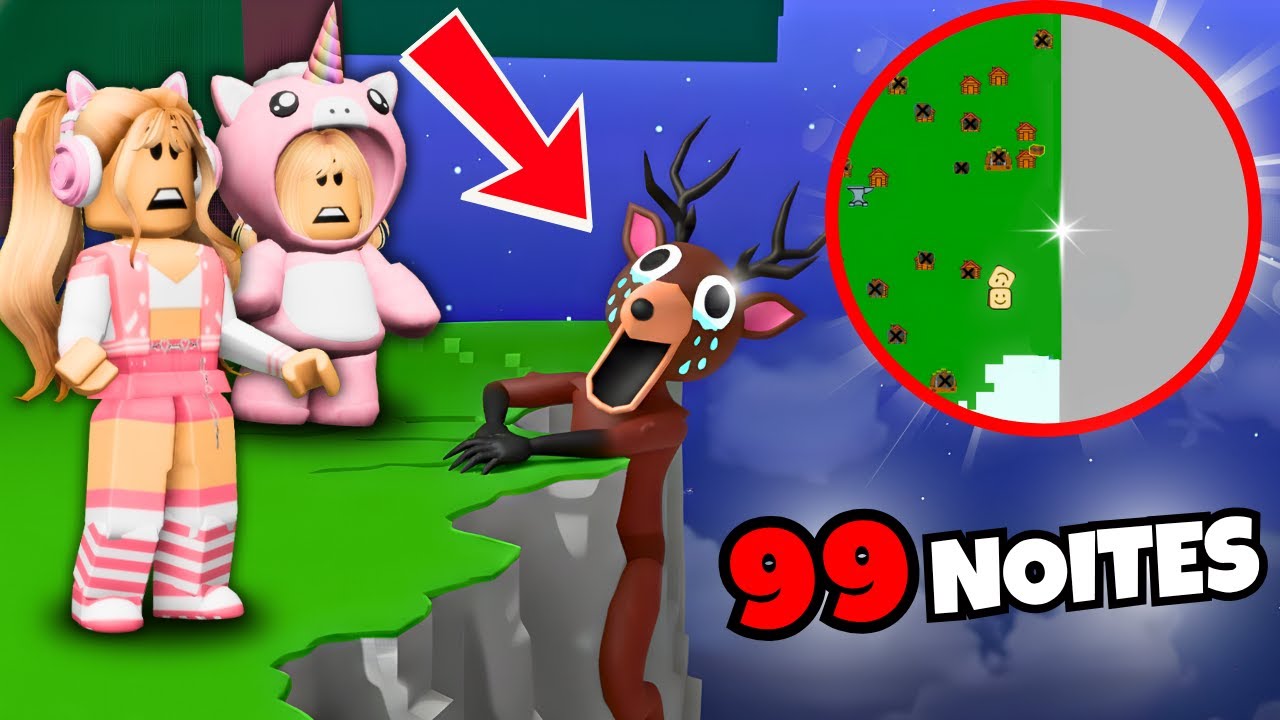 CORTAMOS o MAPA ao MEIO em 99 NOITES NA FLORESTA!