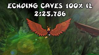 Rayman 2 (PC) - Echoing Caves 100% IL Speedrun in 2:25.786