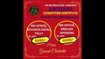 Celebrate this Ganesh festival with Archana Computer Institute