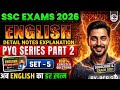 SSC CGL 2026 English PYQ Set 5 | Previous Year Questions with Explanation | Exam Target 2026 🔥
