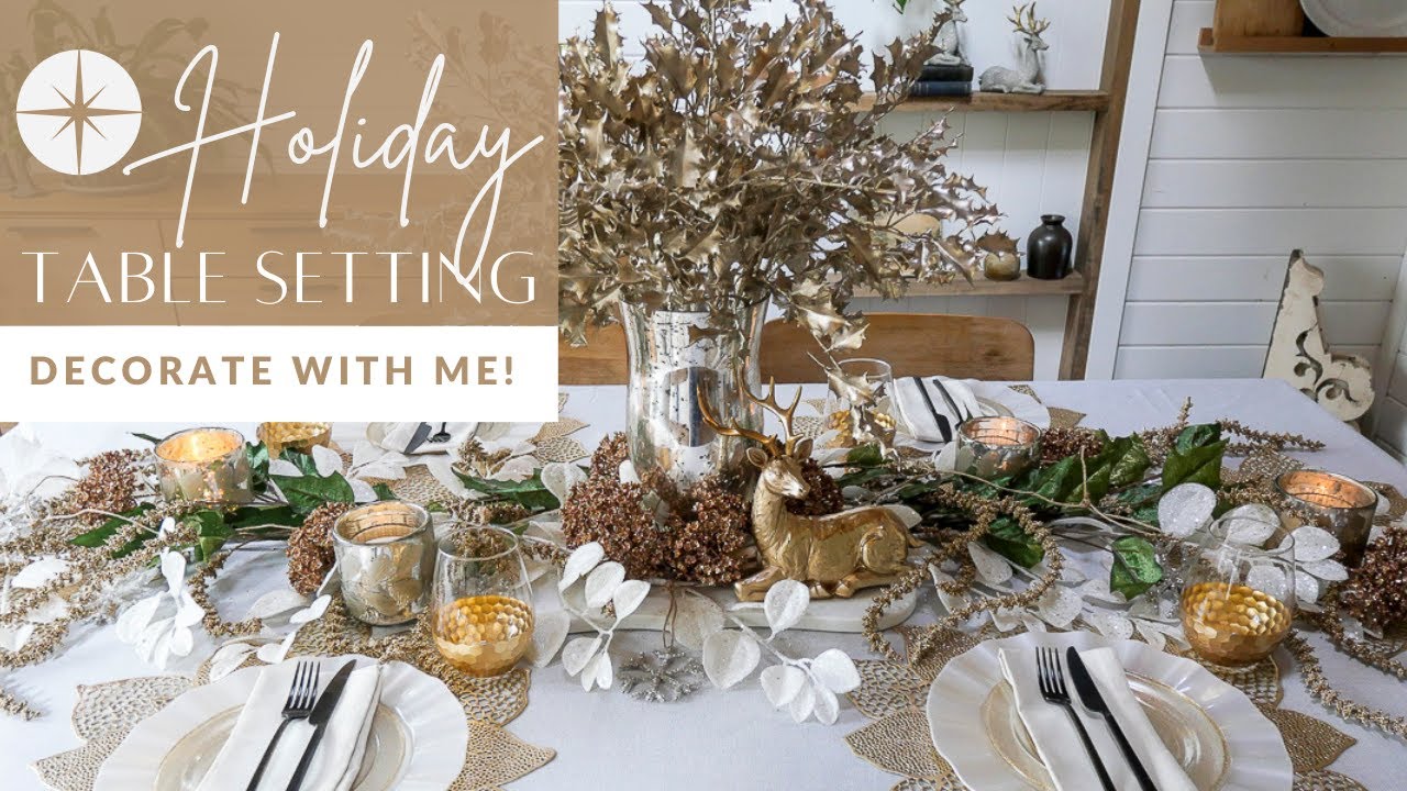 Elegant & Easy Christmas Dining Room Decor Ideas - Grace In My Space