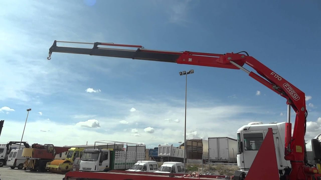 Fassi F170 GRUA FASSI F170 GUAYAQUIL (ECUADOR) - YouTube