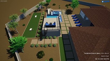 Smith Backyard Oasis- Thunderbird Pools and Spas- ThunderScapes