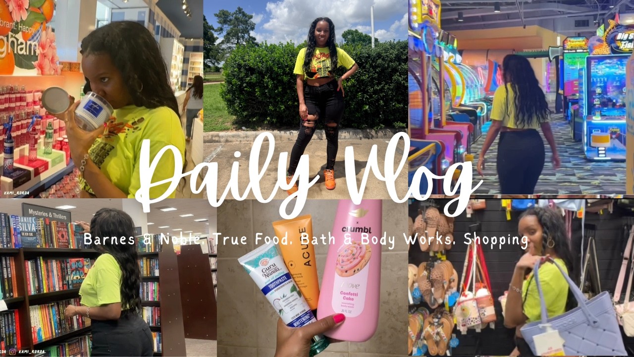 Daily Vlog | Barnes & Noble, Food, Bath & Body Works, Shopping, Blind Date with a Book & More