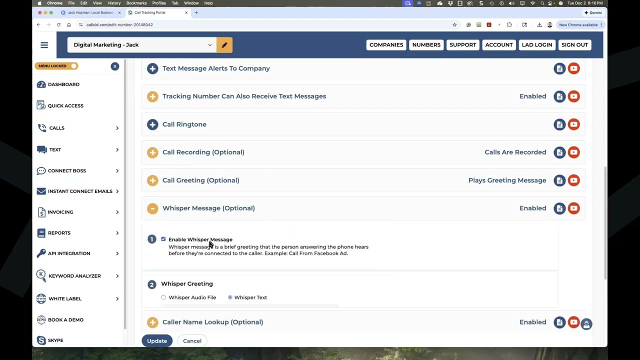 Начало работы с CallCID | Джек Хопман