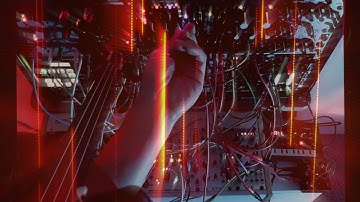 Eurorack & Electric violin.  Plaits, Rings, 4MS SMR, Hermod, WMD Arpitecht & Aperture, Bastl Drum.