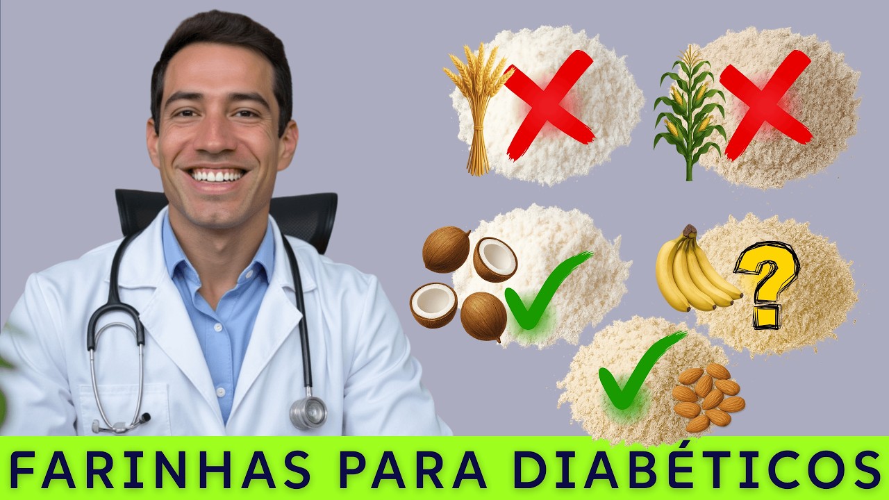 Melhores FARINHAS para diabéticos (e as piores!) | Dr Victor Miranda