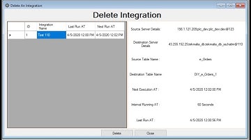Tutorial on Deleting a Integration in TM System Integrator