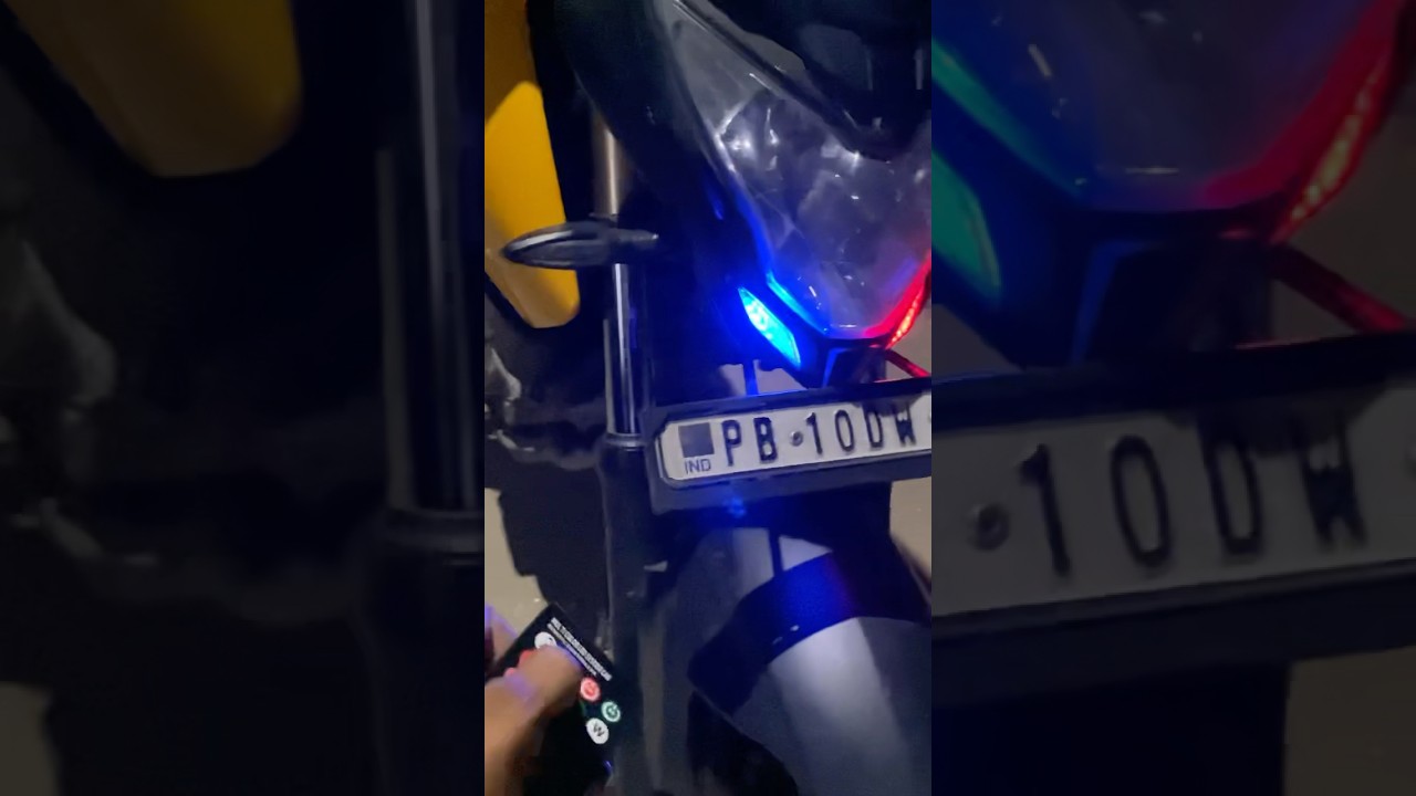 Remote control multicolored parking light bulb|I Rgb parking light bulb || 