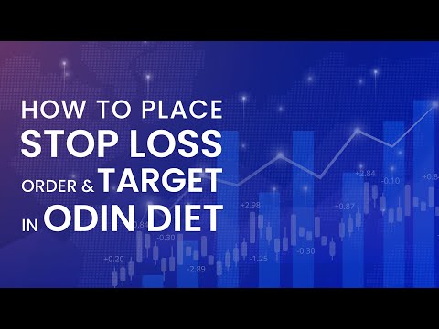 ASTHATRADE l How To Place Stop Loss Order and Target In Odin Diet Software