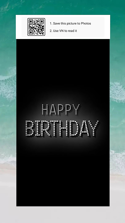 Happy Birthday VN Template Code 🔥| Happy Birthday | Free VN Template | #happybirthday #vn #shorts