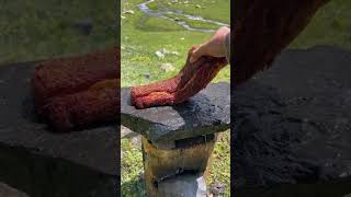 Steak beef in wedish quarry #FoodTikTok #cooking #Outdoors #food #wildernesscooking #hungary