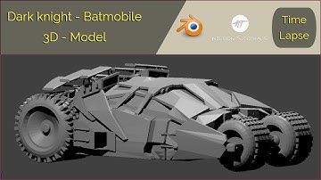 3D Modeling: Batmobile - Full Video (Timelapse)