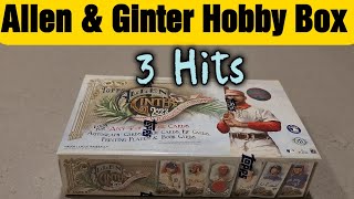 2022 Topps Allen & Ginter Hobby Box with 3 hits. Is it worth the $100 Price Tag? 🤔