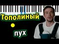 Тополиный пух (OST "Лёд 2") | ИВАНУШКИ Int.   | Piano_Tutorial | Разбор | КАРАОКЕ | НОТЫ + MIDI