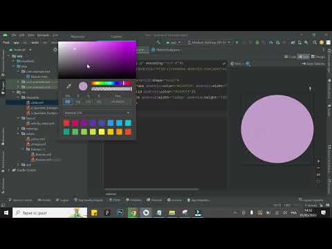 Circular button in android studio
