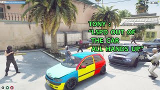 Tony Shocked Dean And Every Cop Who's Chasing | NoPixel GTA RP