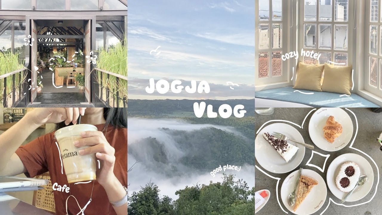 Travel Vlog Jogja 🚗 | what i eat in Jogja, best sunrise spot,cozy hotel✨