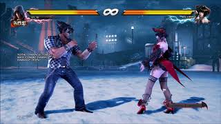Tekken 7 Jin f+4(CH) Combos | PS4