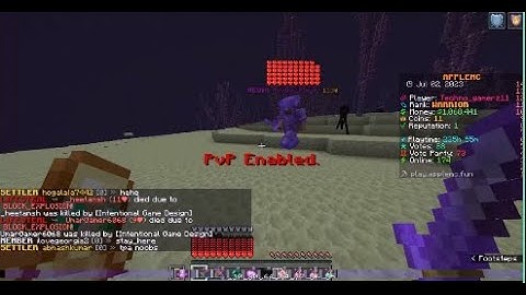 Killing Tp trapper and found @NoxtonGaming in Applemc minecraft server.