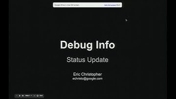 2013 LLVM Developers’ Meeting: “Debug Info Quick Update”