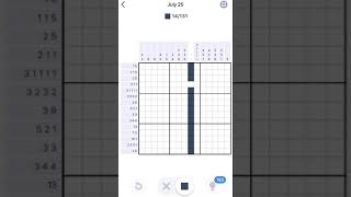 Nonogram July 25 2020