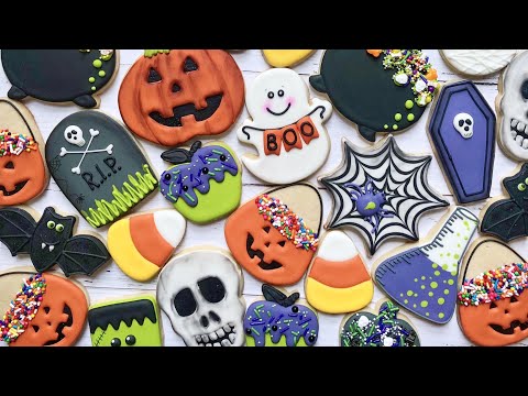 [soothing music] SPOOKY HALLOWEEN COOKIES ~ Satisfying Video Compilation | THE GRACEFUL BAKER