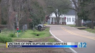Victims of pipe rupture hire lawyers