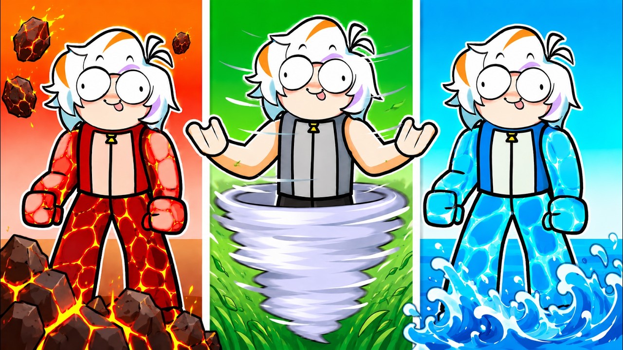 DESBLOQUEANDO LOS PODERES ELEMENTALES COMPLETO (ELEMENTAL POWERS TYCOON ROBLOX)
