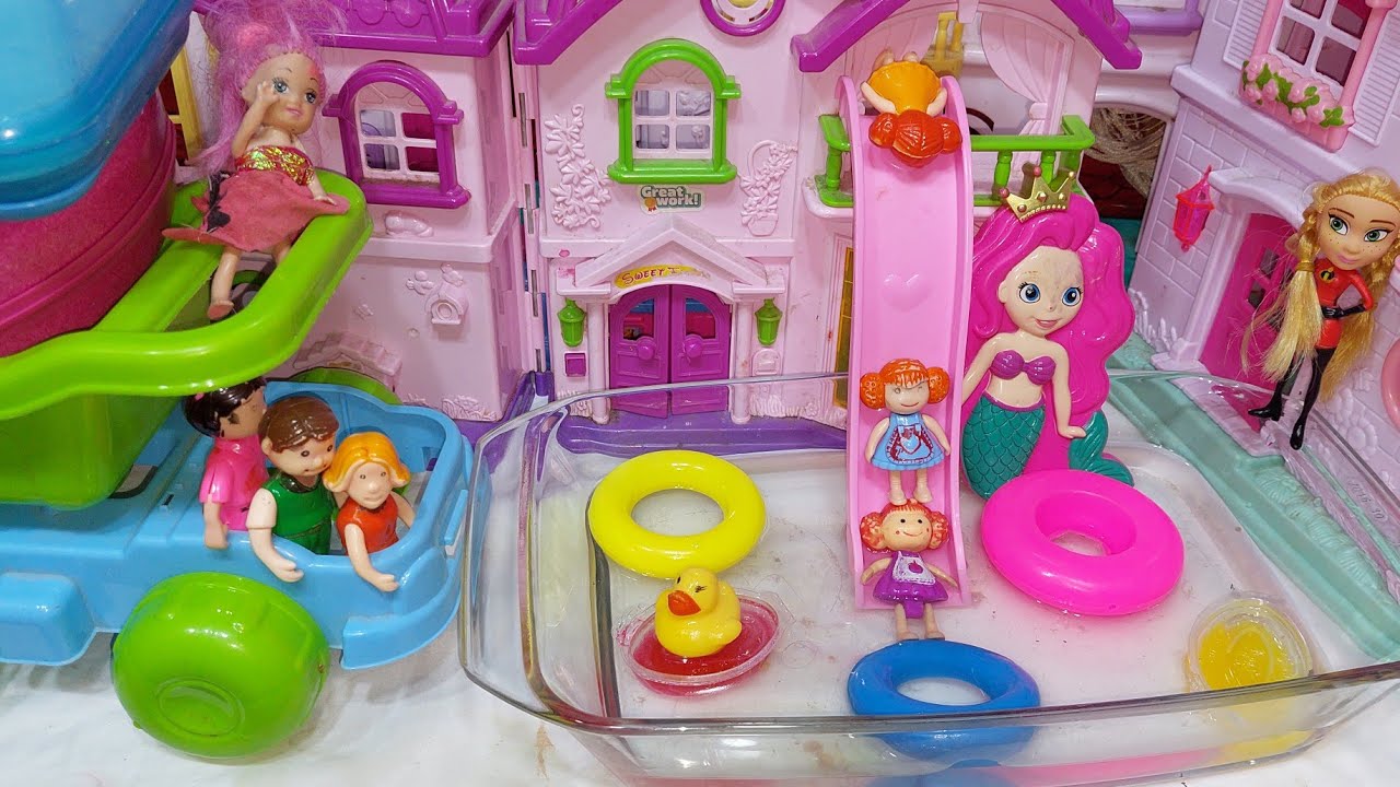 رحلة الي مصيف الملاهي_عائلة عمر_جنه ورؤي_مامتي دكتورة_العاب بنات