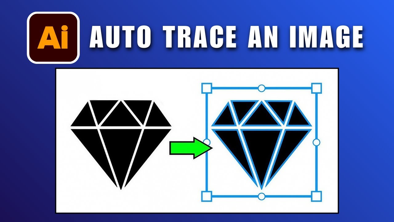 How to Auto Trace an Image in Adobe Illustrator 2026 - YouTube